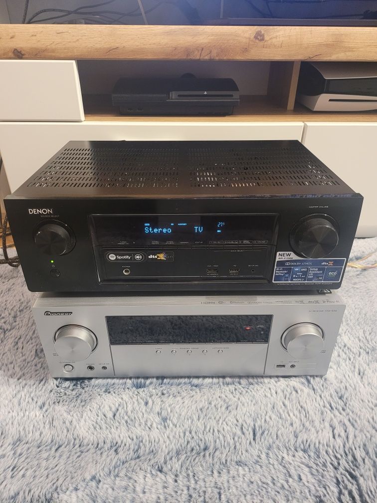 Denon AVR-X1200W 4K 7.2 ресивър с Dolby Atmos и DTS:X – пълен комплект