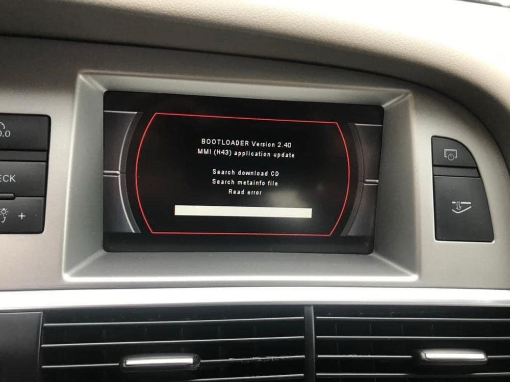 Recuperare bootloader Audi MMI Navigatie