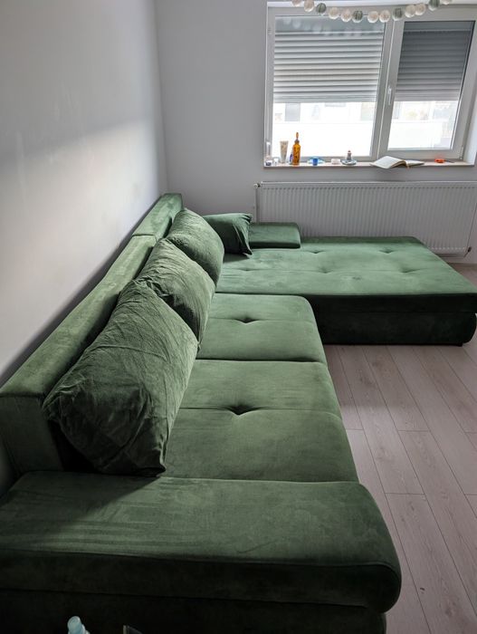 Canapea coltar extensibil cu spatiu de depozitare - 310 x 215 cm