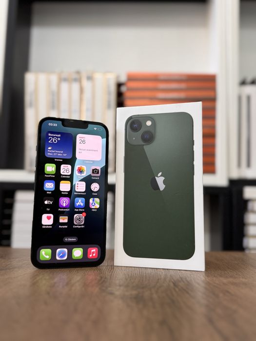 iPhone 13 Green Baterie 100% * Grand * Garantie 1 AN