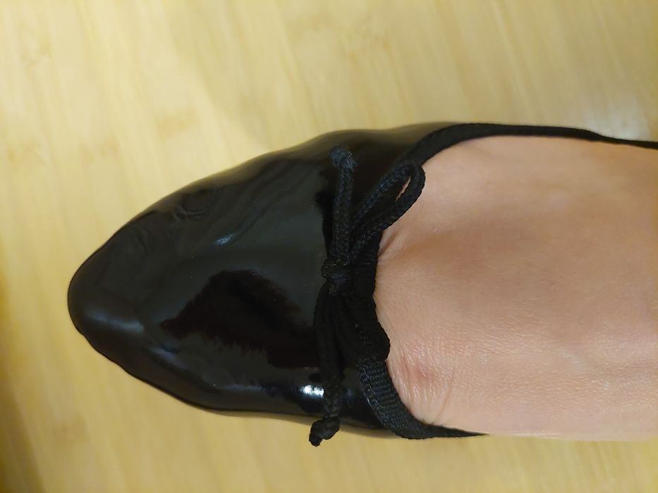 Balerini din piele lacuita 37