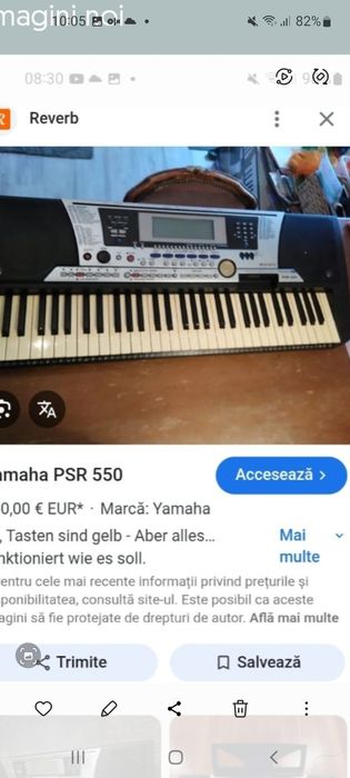 orgă yamaha psr550 stare buna de funcționare