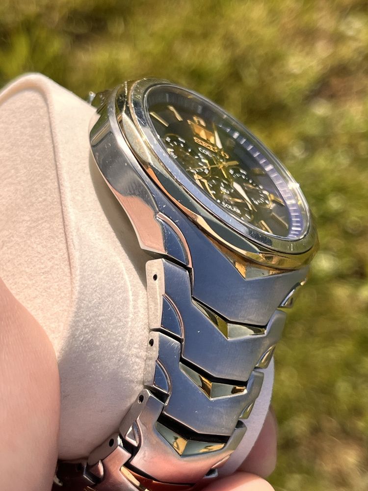 Seiko Coutura Cronograf 45mm V194-0AB0 Solar Watch