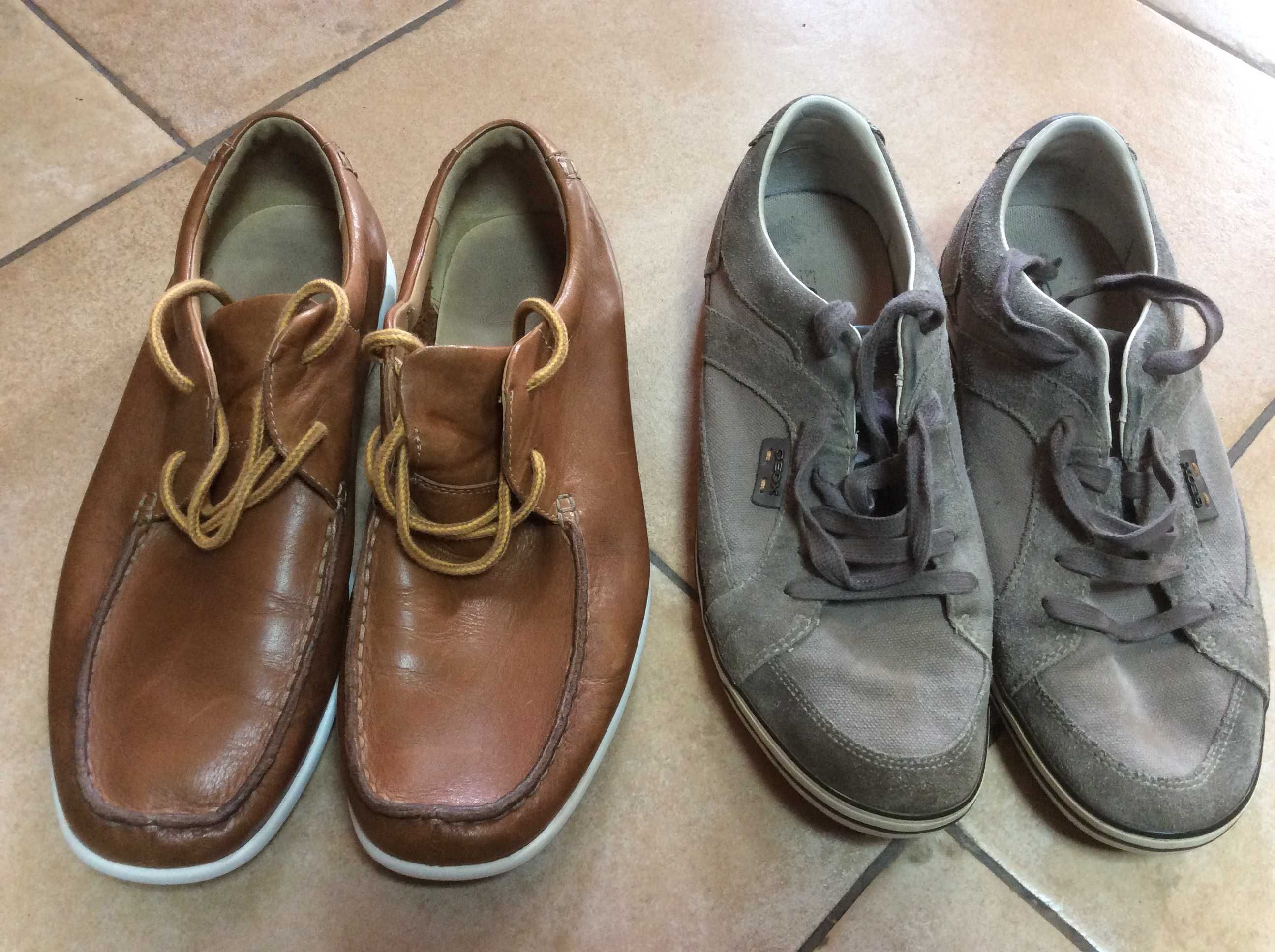 Нови оригинални обувки Clarks , Geox  номер 43.
