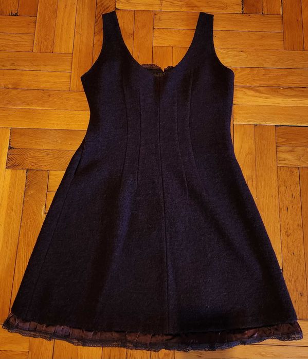 Sarafan din bucle de lana,deosebit de frumos,firma Fancy,marimea 46