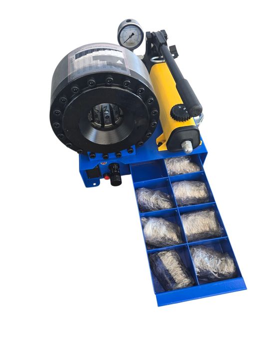 Преса за кербоване (стискане) на маркучи, ръчна