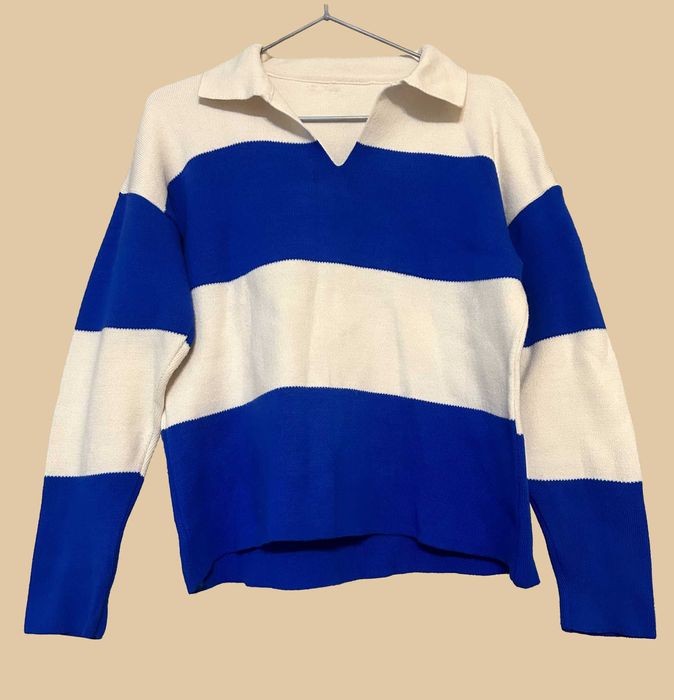 Джемпер - поло оверсайз