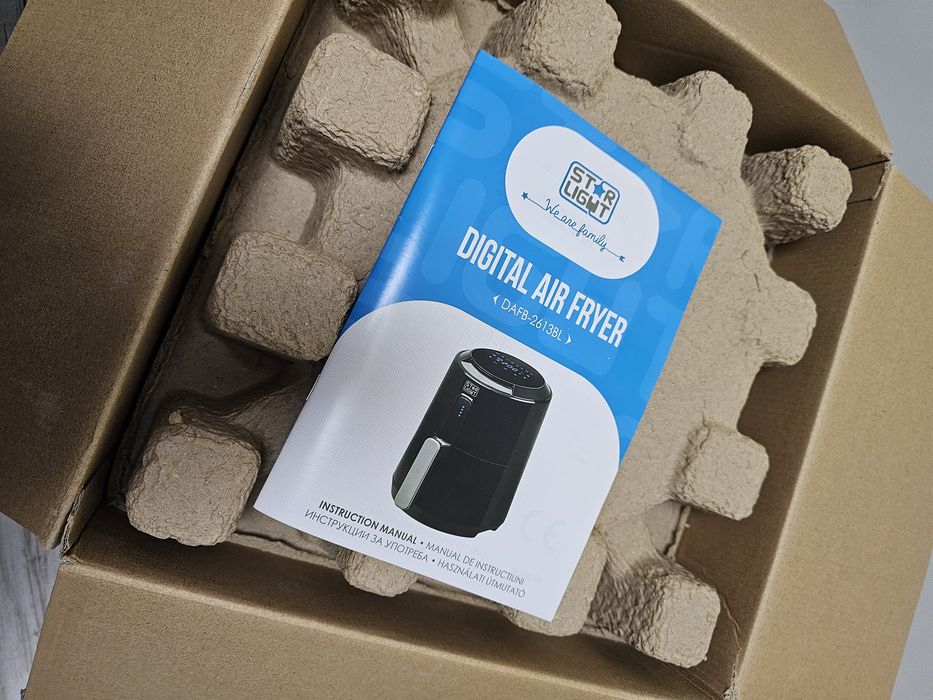 Airfryer Star - Light, 2,6L, garanție feb 2028