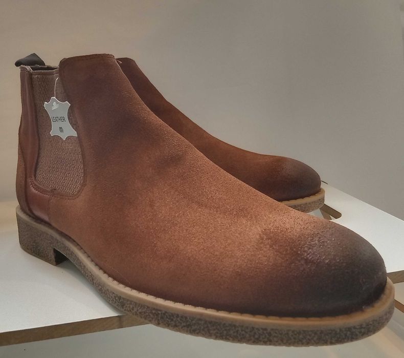 Ghete chelsea premium Migato Spain 44 piele naturala moale