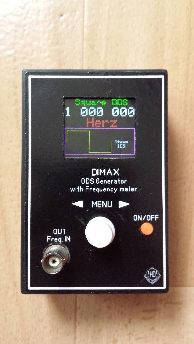 DDS честотен генератор "DIMAX" 0,1Hz-36MHz + честотомер до 160Mhz