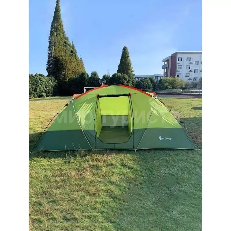 Палатка MirCamping 1100, кемпинговая, 5 мест, зеленый