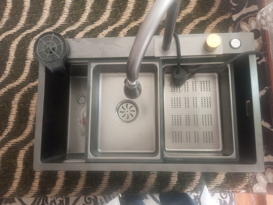 Кухонна мойка 3в1
