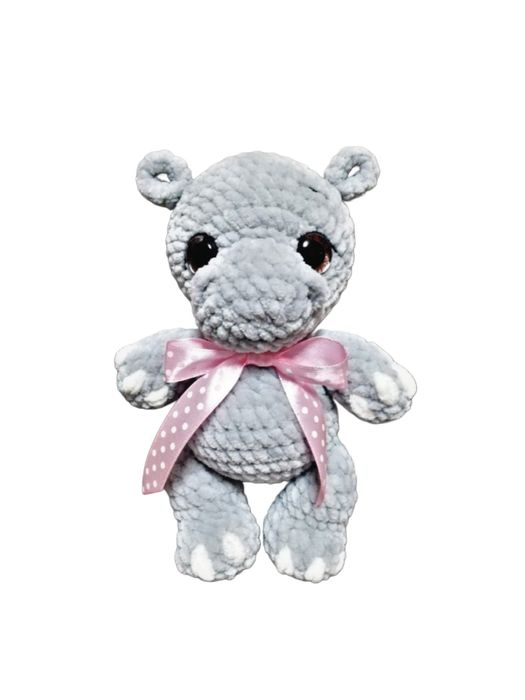 Бегемотик мягкая игрушка