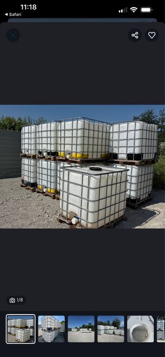 Cub 1000l din plastic