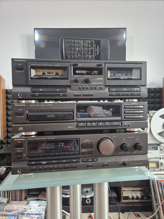 Technics SA GX100L Amplificator SL PG100A CD si RS TR 232 deck