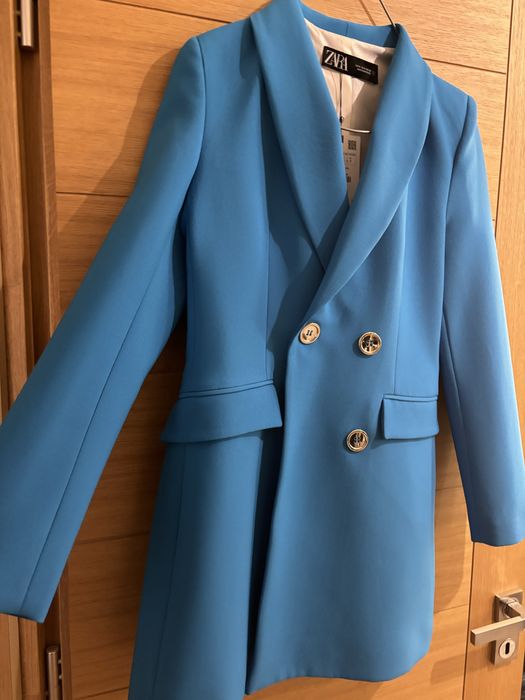 Zara Сако син цвят размер С