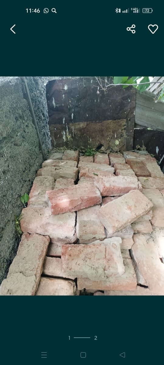 Продам красный кирпич бу