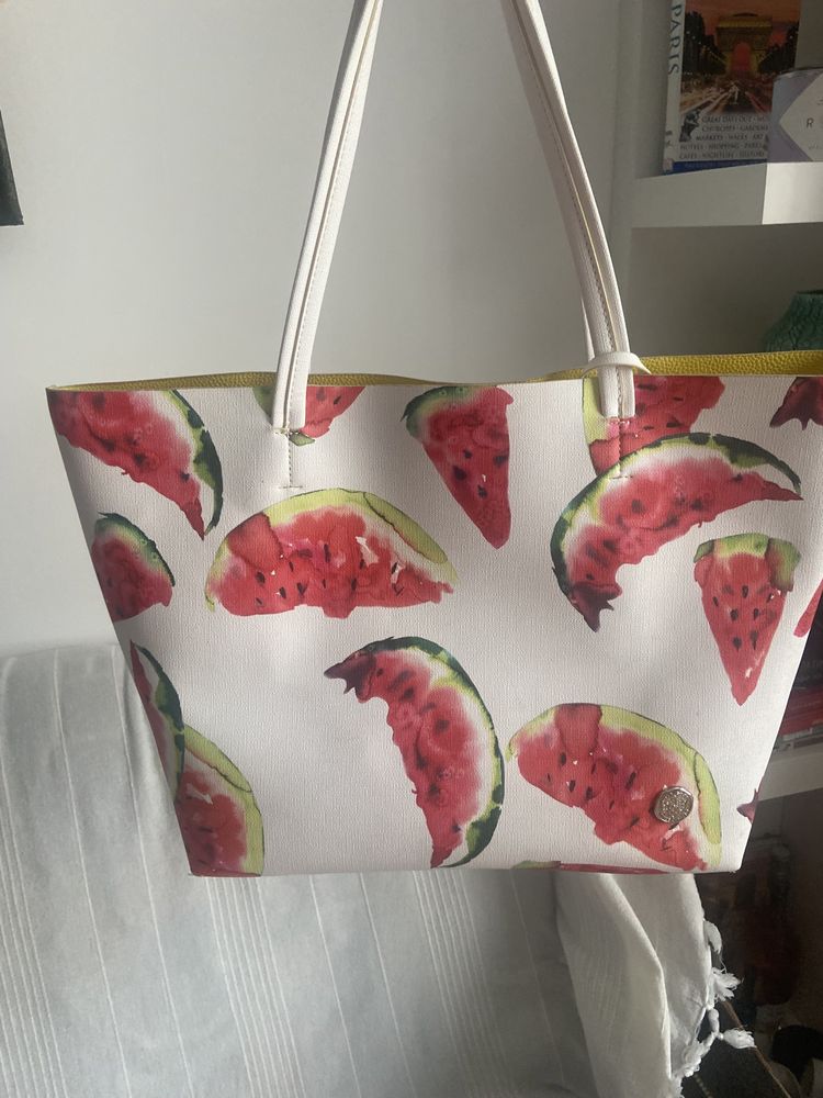 Чанта с летен принт диня Vince Camuto