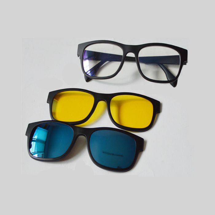 Магнитни Очила 3в1 за нощно шофиране слънчеви мъгла мода дамски мъжки
