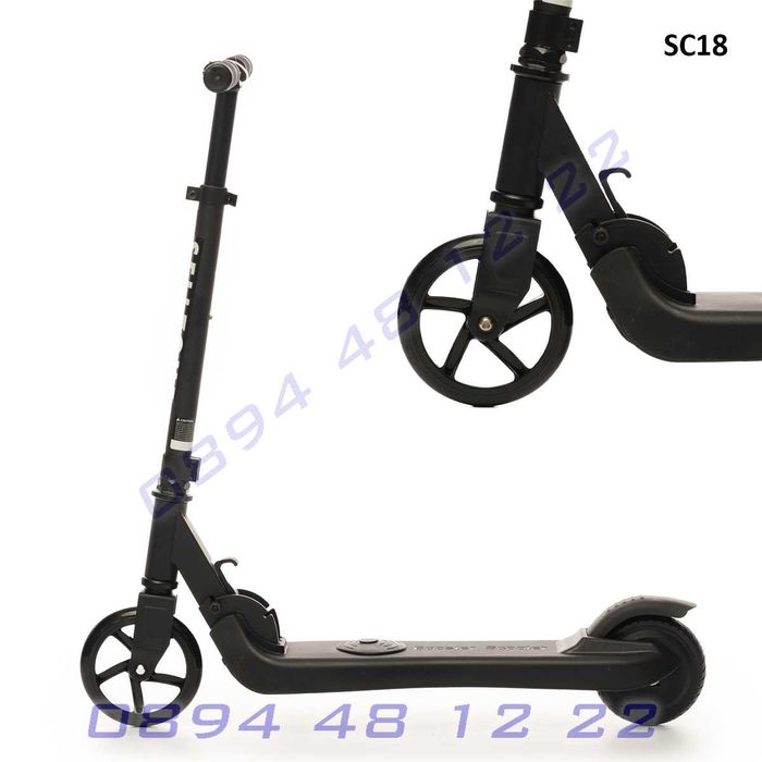 Мини детски електрически скутер ел Тротинетка деца лека цветна здрава