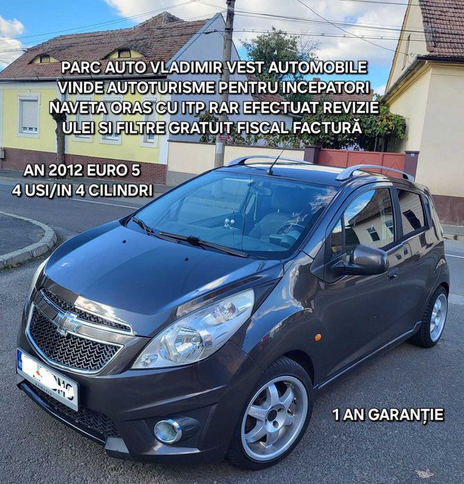 CHEVROLET SPARK an 2012 euro 5 consum 4% in 4 usi  GARANTIE 1 AN