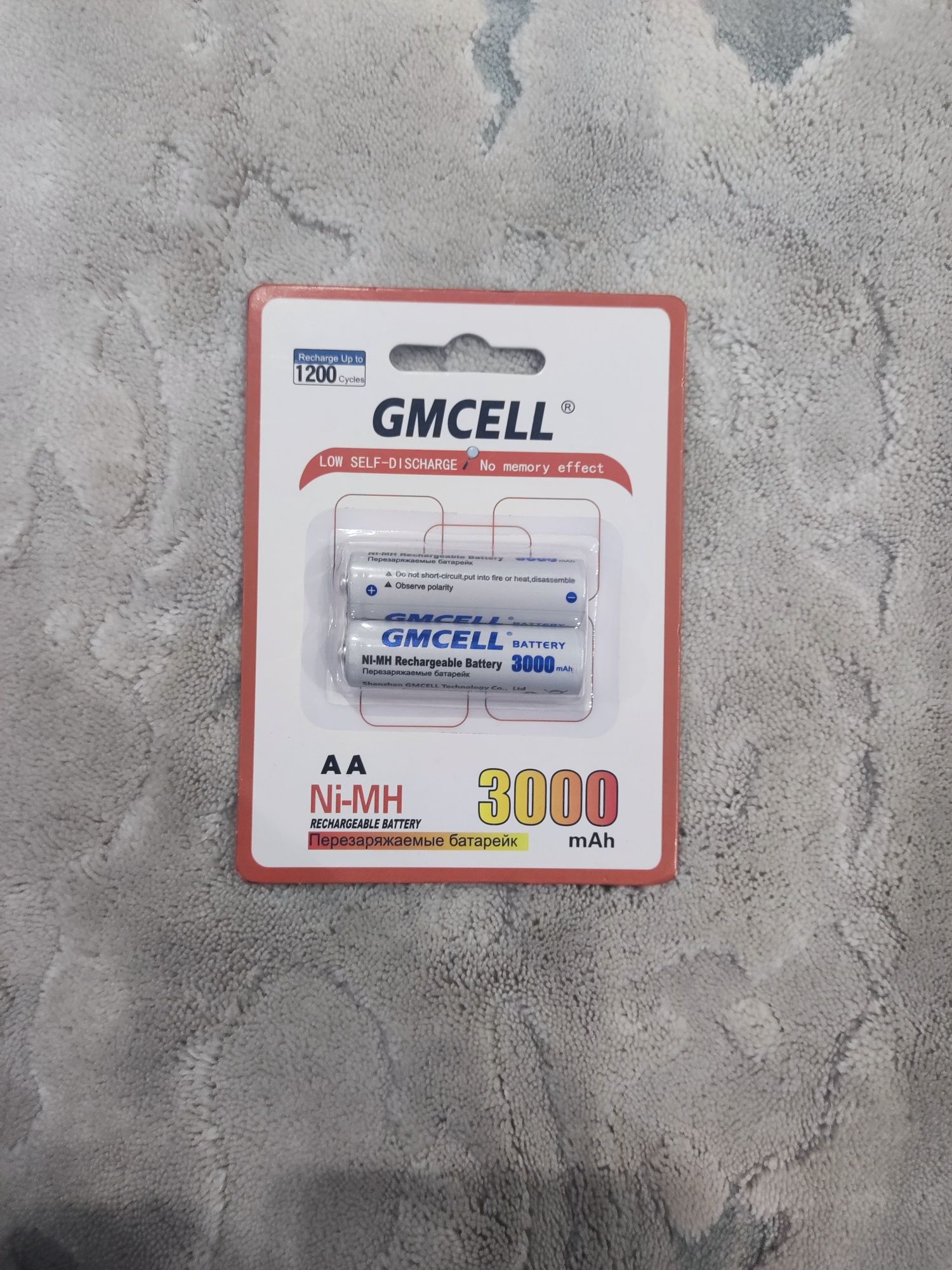 Аккумуляторные батарейки GMCELL 1.2v AA 3000mAh