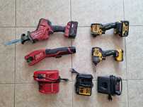 Autofiletanta, debitare tevi, fierastrau, incarcator Milwuakee Dewalt