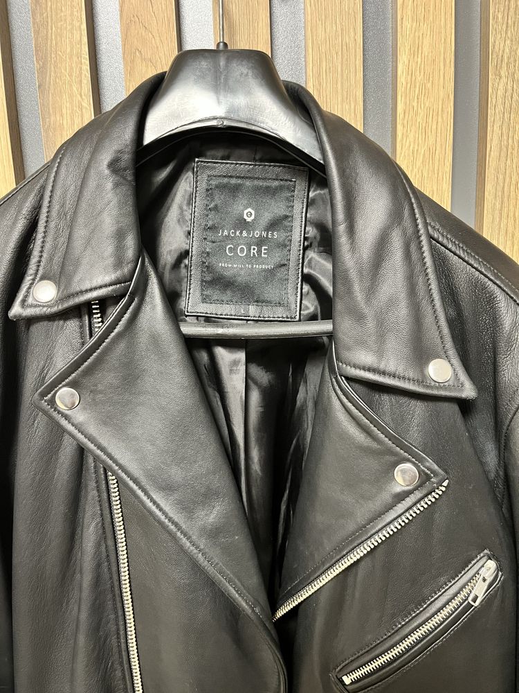 Кожено Яке (ест.кожа) JACK&JONES