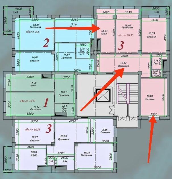 Dream Hause Гулобод квартира 3 хона сотилади