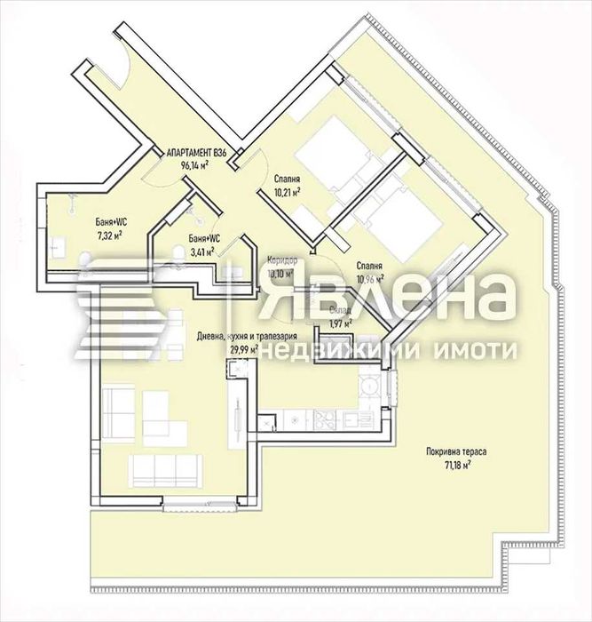 Продава се Тристаен апартамент в София, Младост 4 - 136 кв.м за 1000 €/кв.м - Снимка #5