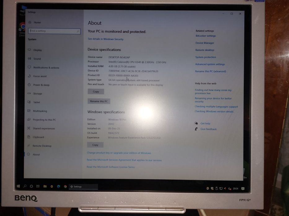 Sistem PC + Monitorr + Sistem sunet 2.1