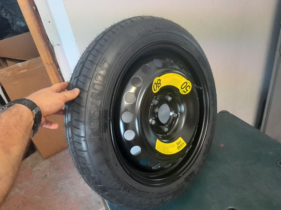 Roata de rezerva Slim Hyundai Tucson Kia Sportage 5x114.3 135 90 R17
