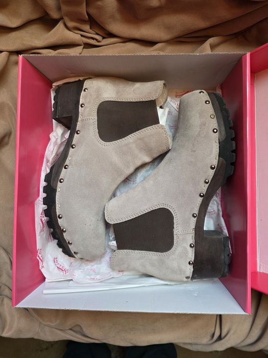 Обувки, боти, ботуши, номера 40-41 - естествена кожа