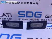 Set Lampa Lampi Iluminare Lumina Numar Inmatriculare VW Passat B6 Break Combi Facelift 2008 - 2010 Cod 8T0943021[S0367]