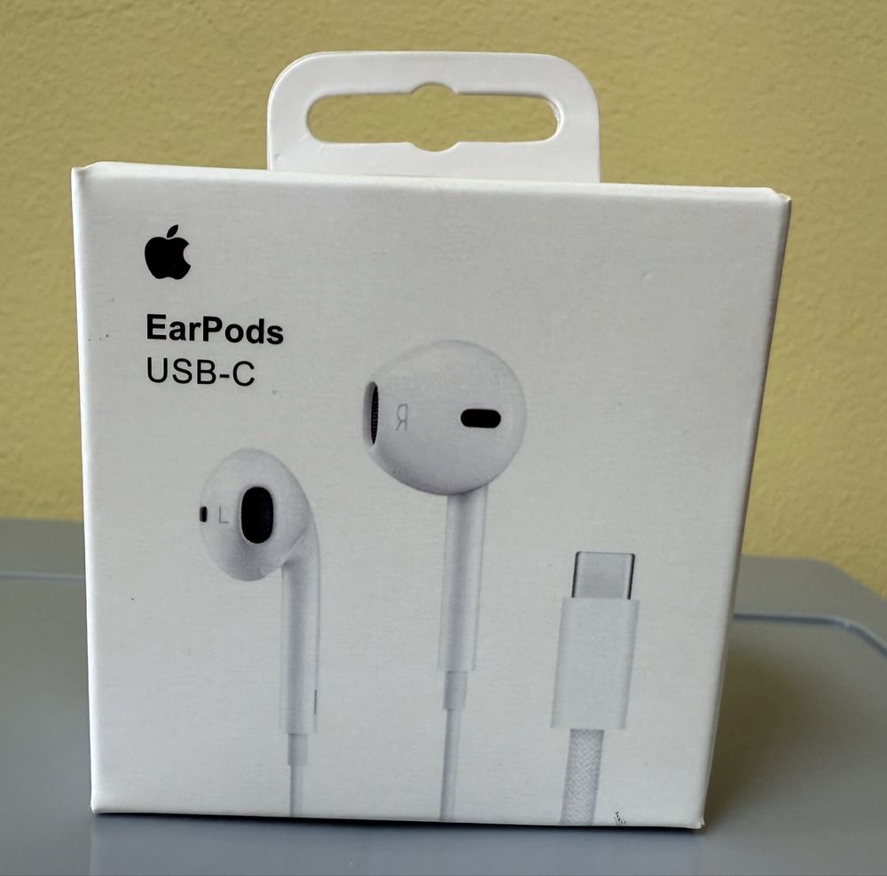 Слушалки Apple EarPods с USB-C кабел ОРИГИНАЛНИ за iphone 16 pro