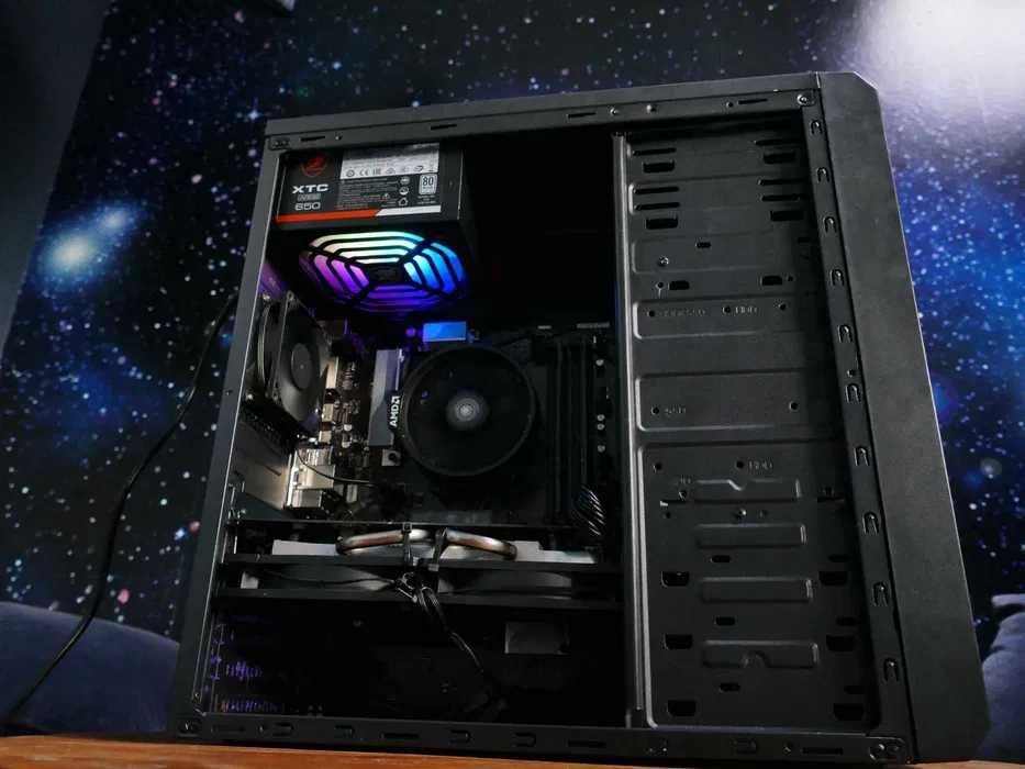 Pc gaming, Server -R3 3100, RX570OC, 16GB, B450 PRO PLUS+WI-FI+BT+HDMI