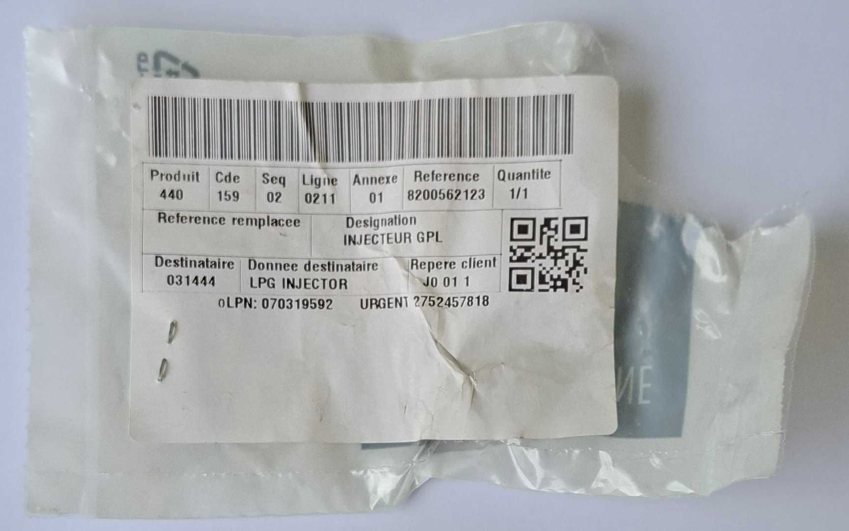 Газов инжектор /дюза/ оригинален за Рено