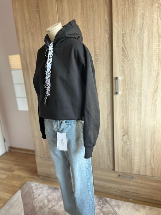 Оригинален оувърсайз суитшърт Calvin Klein