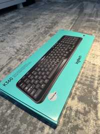 Tastatura Wireless LOGITECH K360, USB, negru