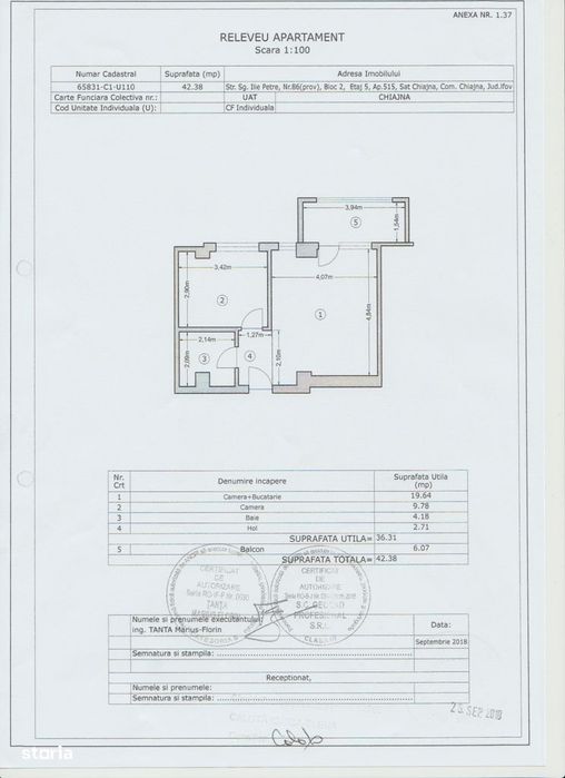 Apartament 2 camere Residence, strada Srg Ilie Petre, mobilat, utilat.