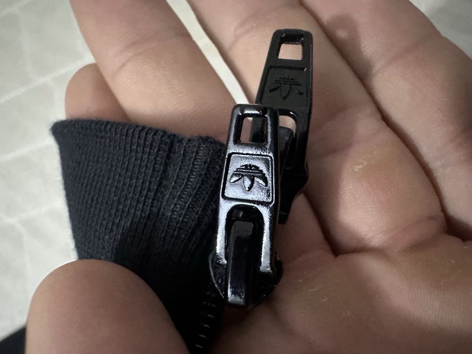 Adidas Originals Trefoil essentials full-zip hoodie in black