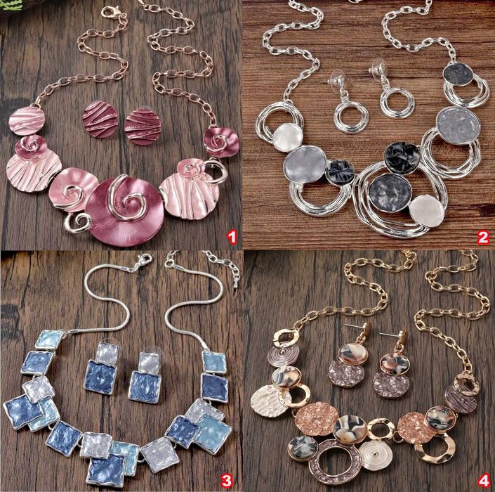 Стилни и красиви комплекти колиета с обеци