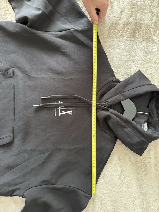 Armani Exhange hanorac unisex negru marimea S nou original