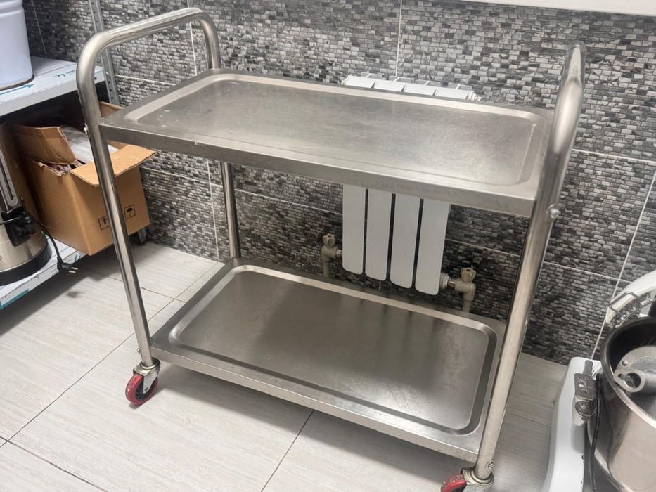 Тележка самобранка посудная