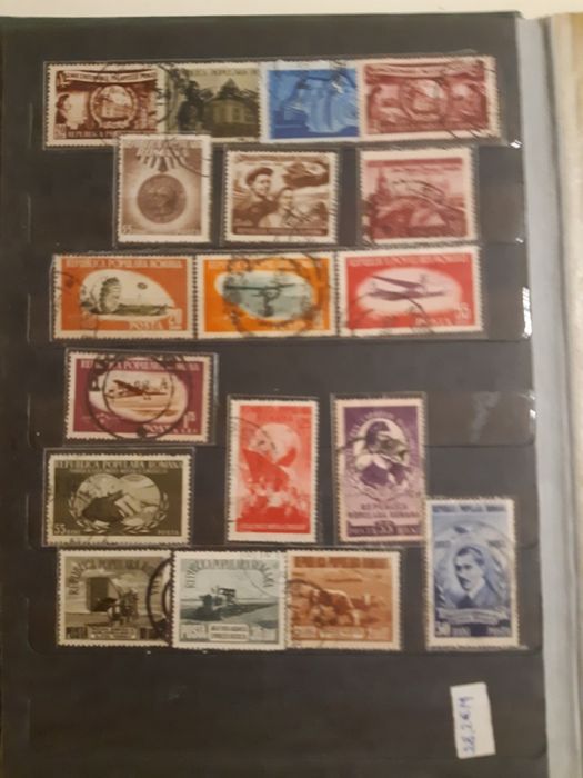 Vand clasor cu serii intregi de timbre anii completi 1953 1954 1955