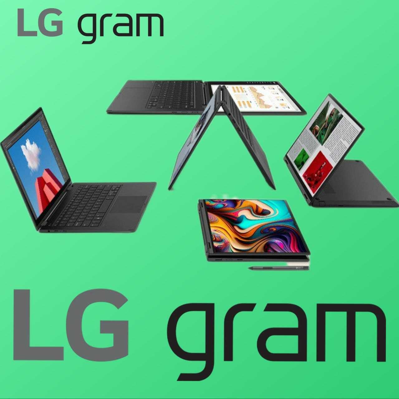 2 в 1 сенсор ноутбук LG Gram 16 2К экран 360 512GB Ультрабук + Stylus