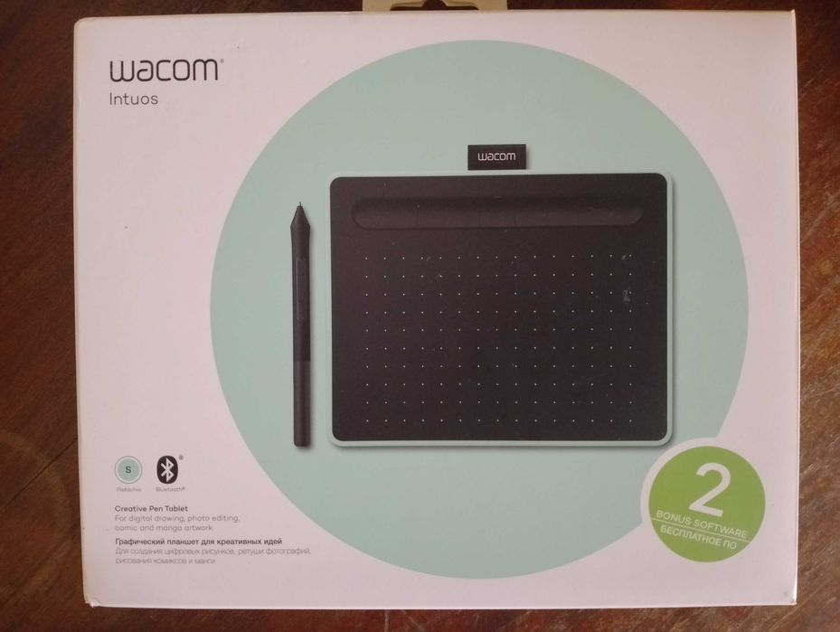 Wacom Intuos S Bluetooth - графичен таблет(зелен)