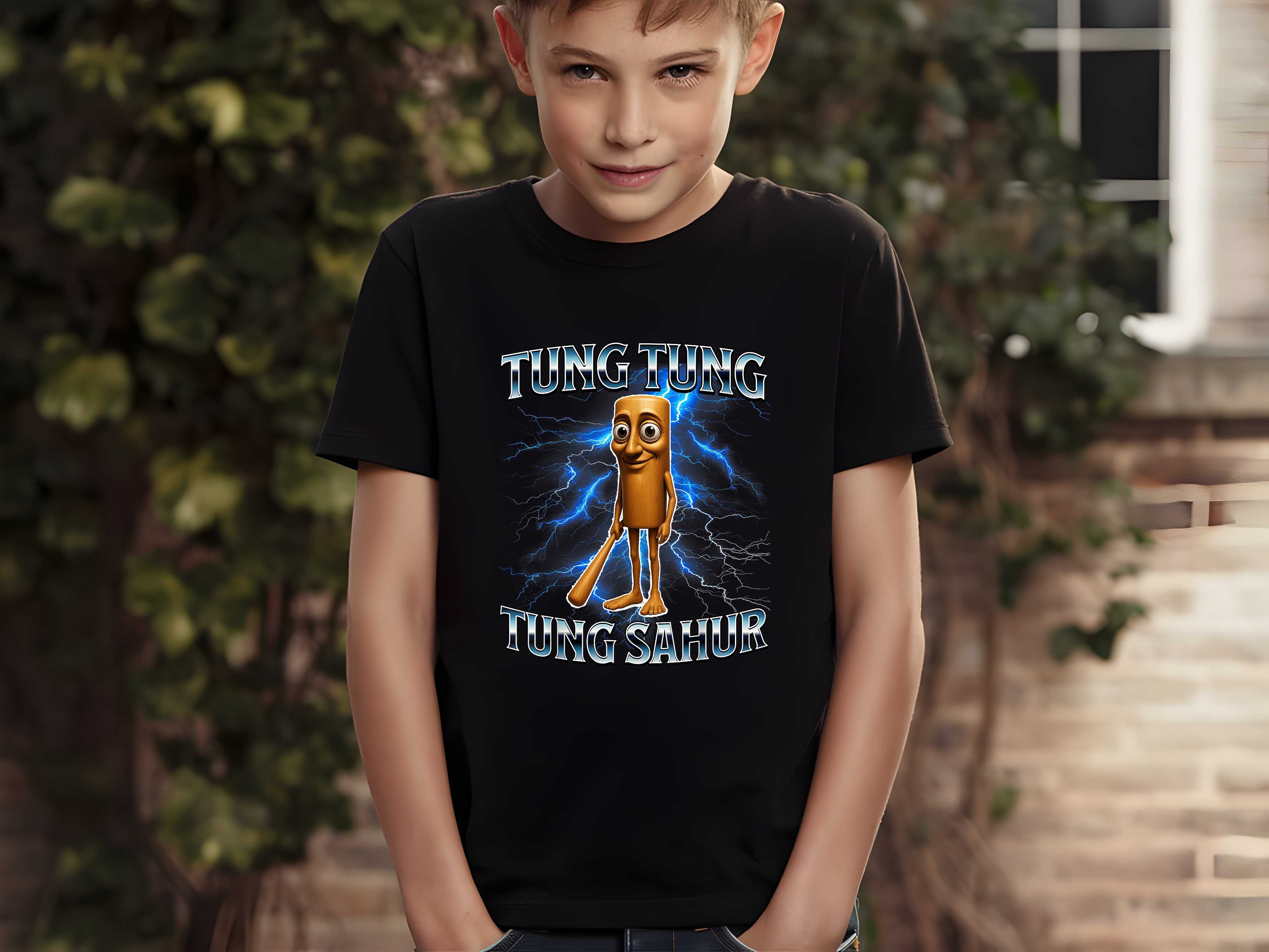 детска тениска с Tung Tung Tung Sahur