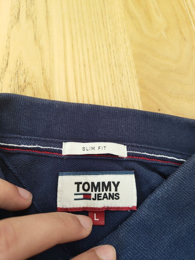 Tricou polo Tommy Hilfiger Jeans mărimea L