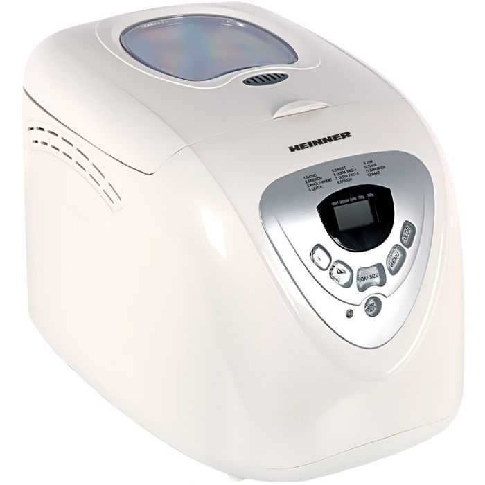 Vand Masina de paine Heinner HBM-690 W, 600 W, 900 g, 12 programe, Alb